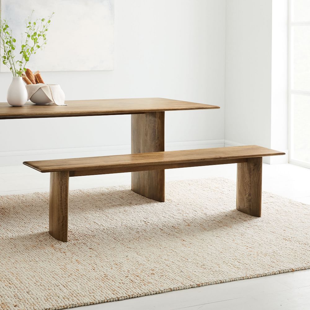 Justin Solid Wood Dining Bench