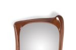 Amorph Narcissus Mirror, Stained Walnut - Decorative Objects