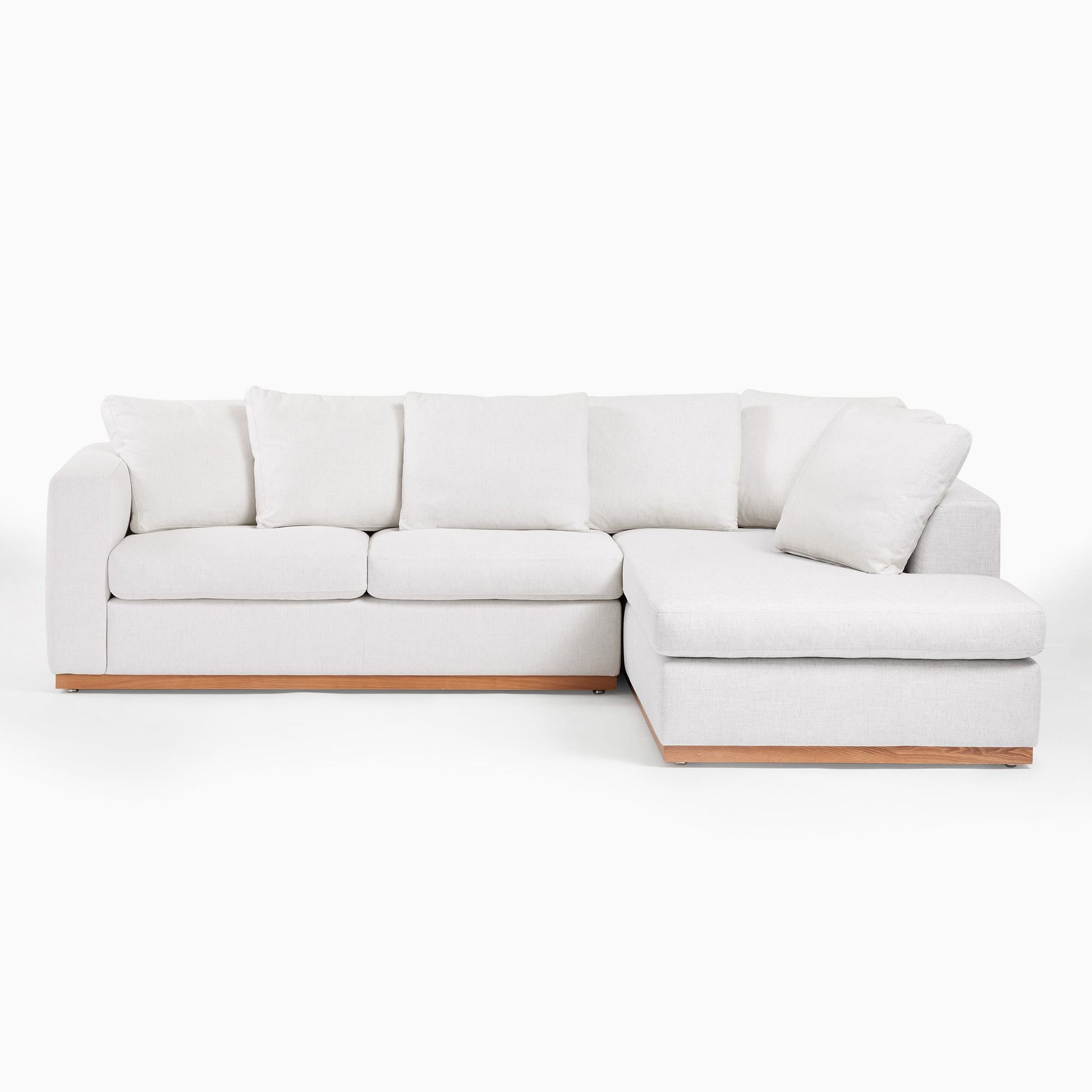 Cayson Modular 2-Piece Bumper Chaise Sectional