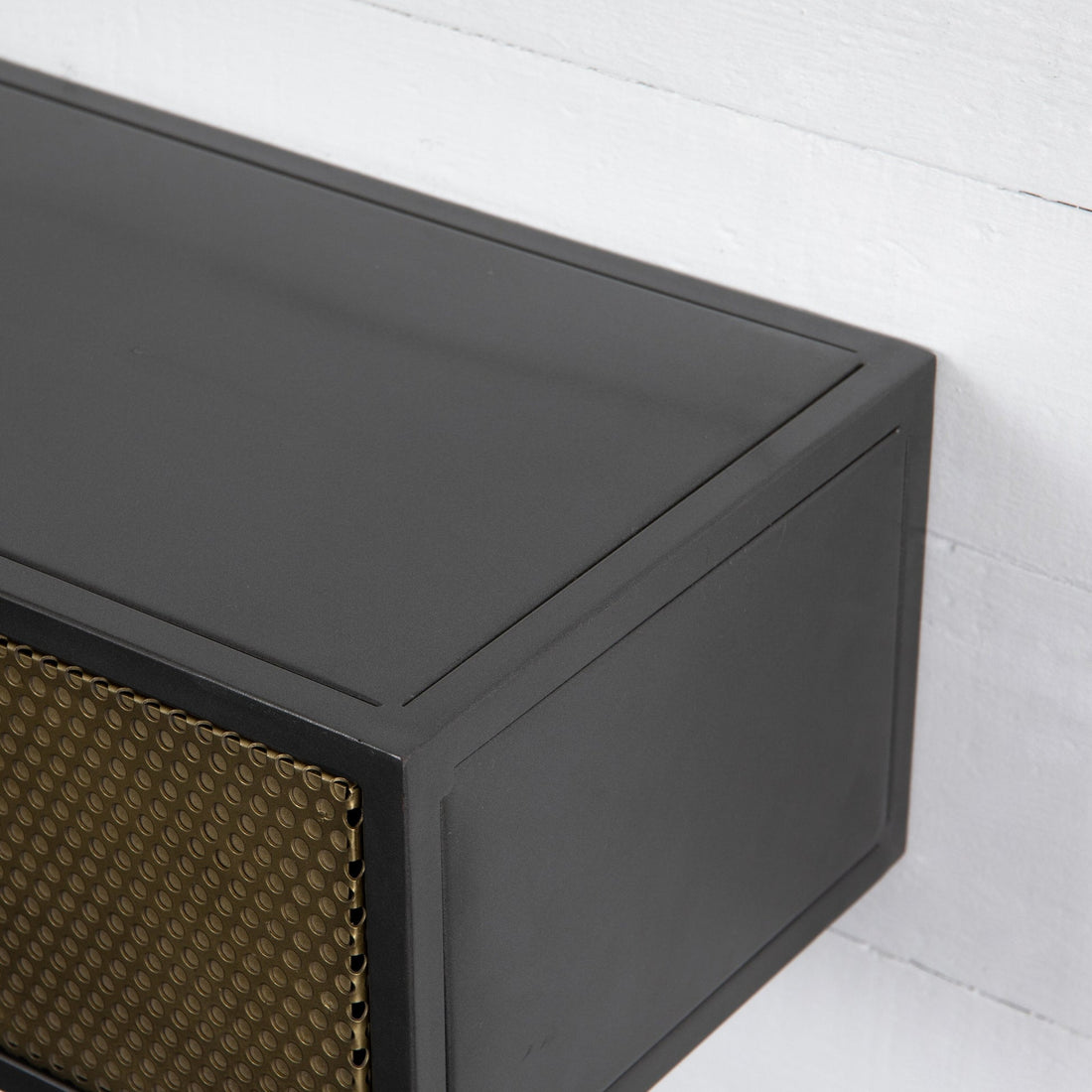 Beau 1 Drawer Iron Nightstand