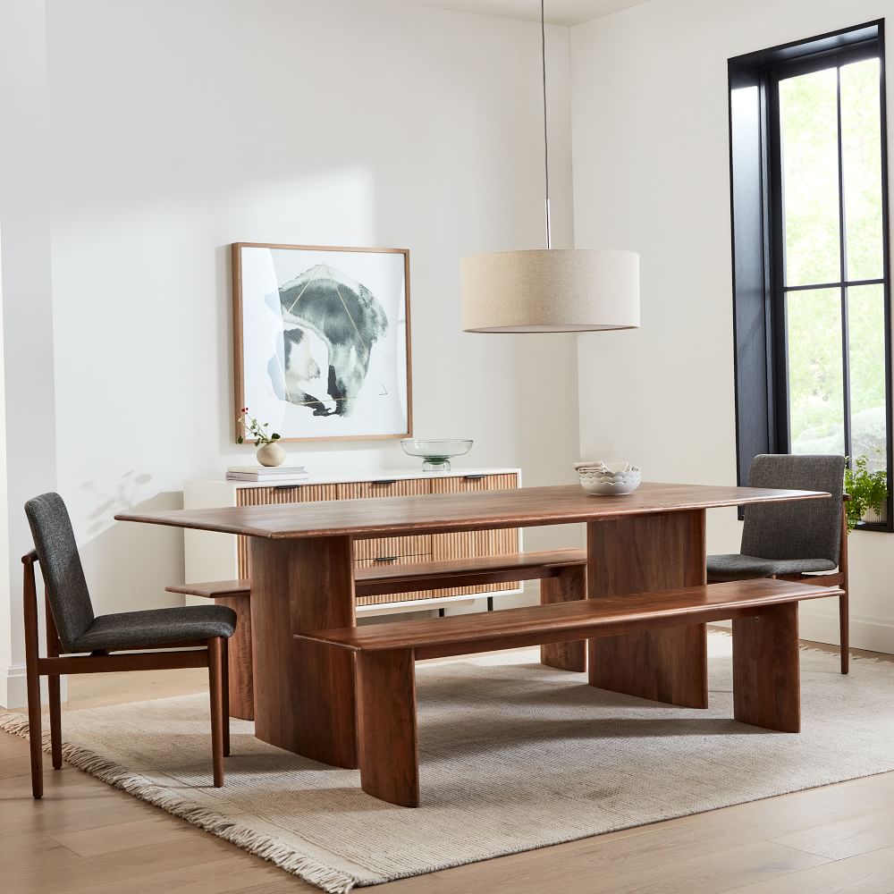 Justin Solid Wood Dining Bench