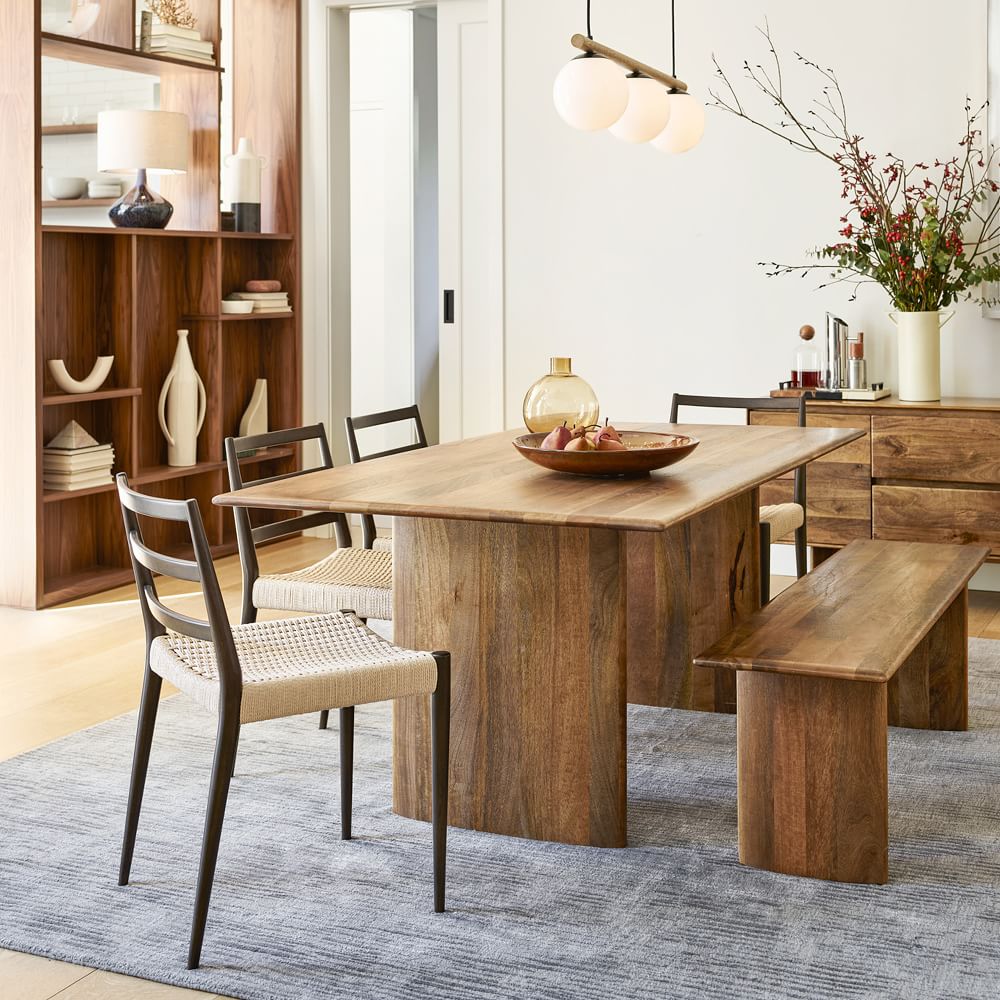 Justin Solid Wood Dining Bench