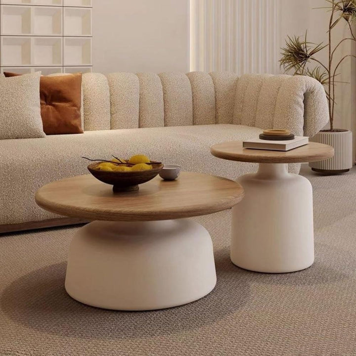 Tea Table Round Set of 2