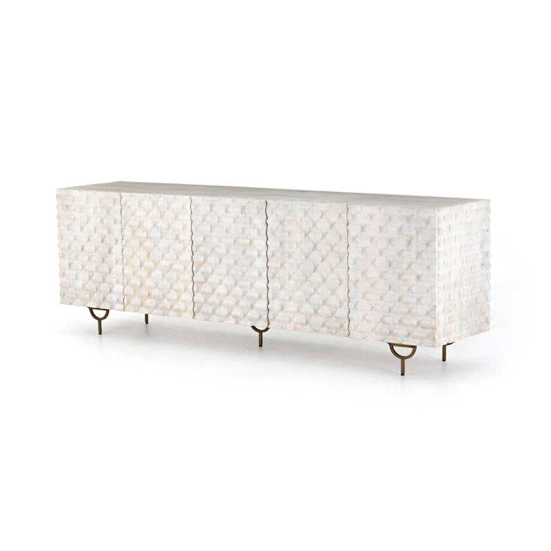 Alden Round Cut Media Console