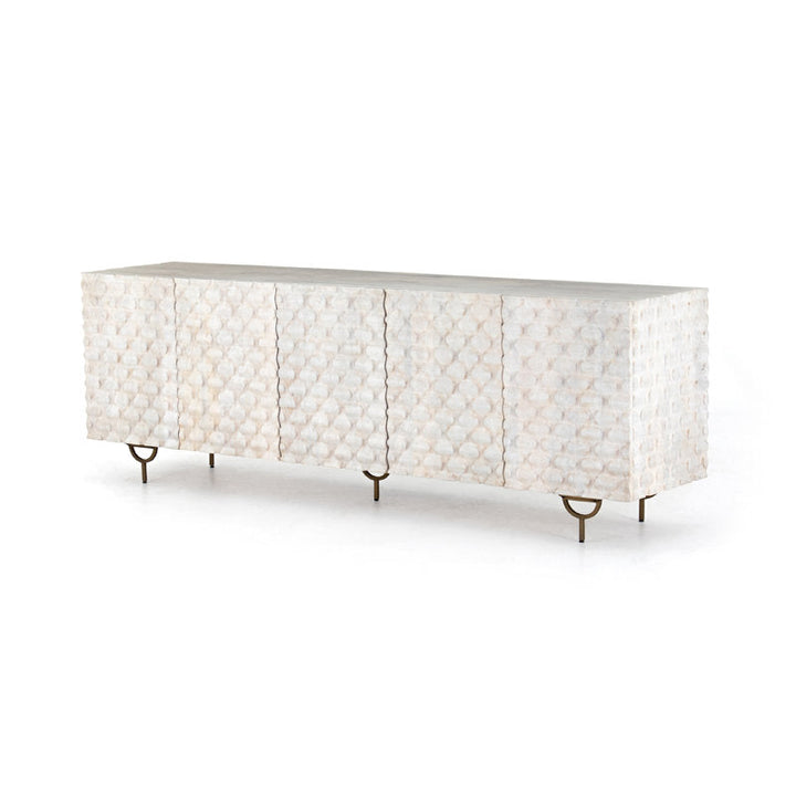 Alden Round Cut Media Console