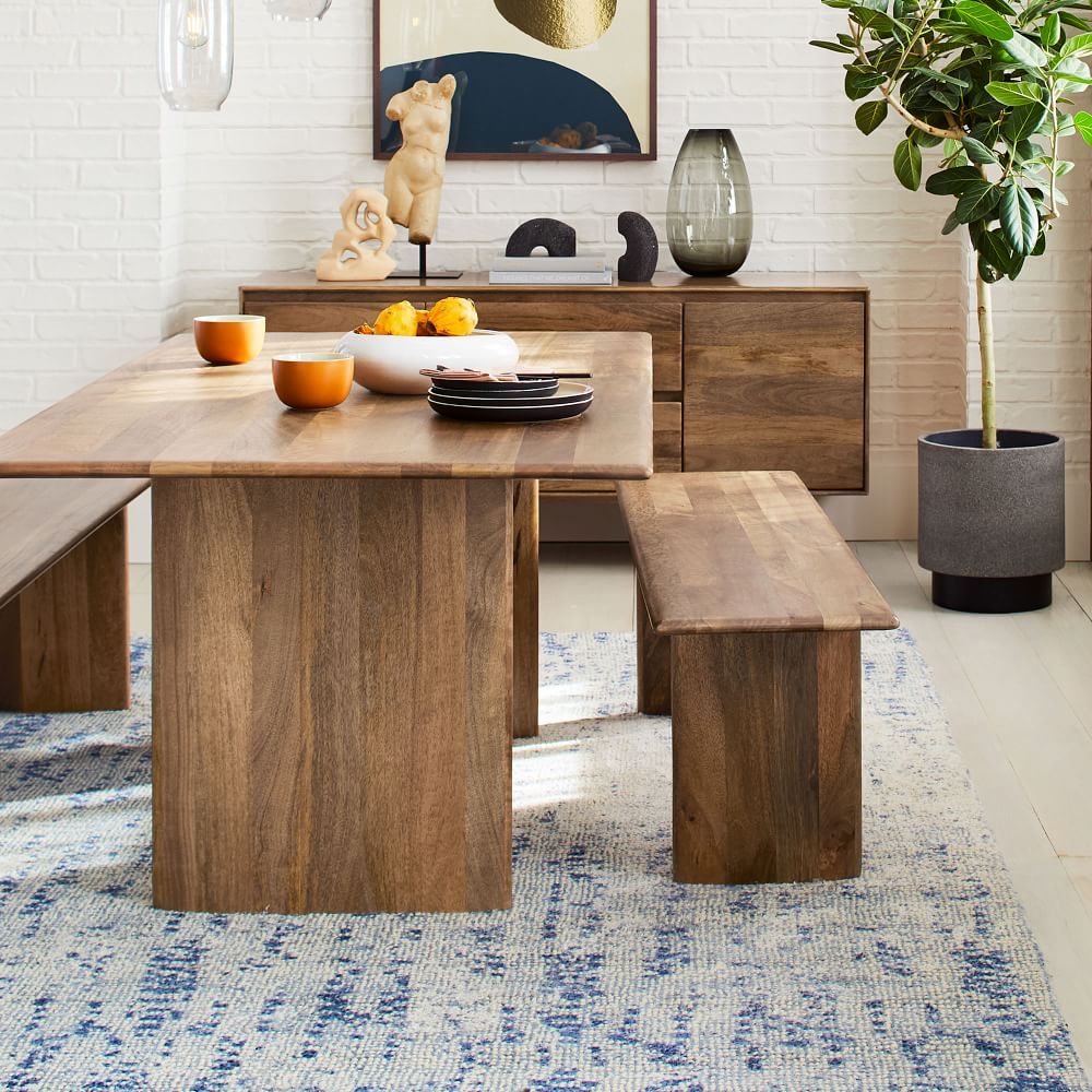 Justin Solid Wood Dining Bench