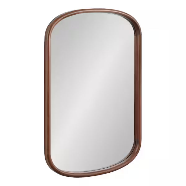 Walnut Brown Capsule MidCentury Framed