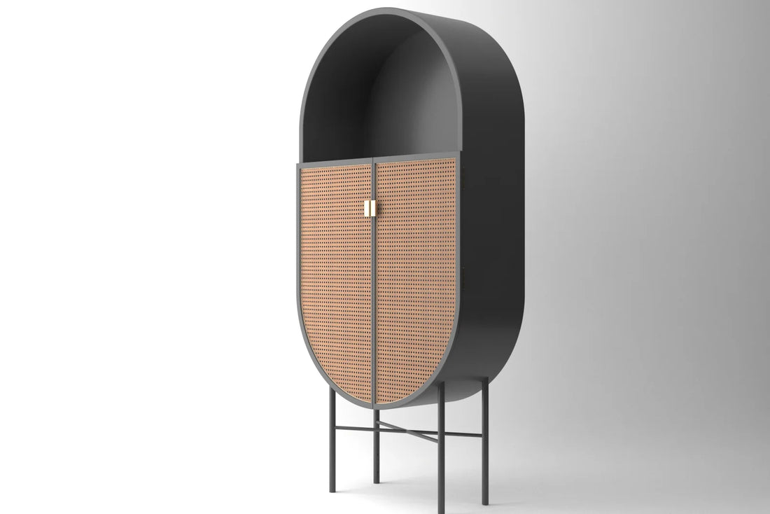 Retro Hazeran Oval Dolap Wardrobe