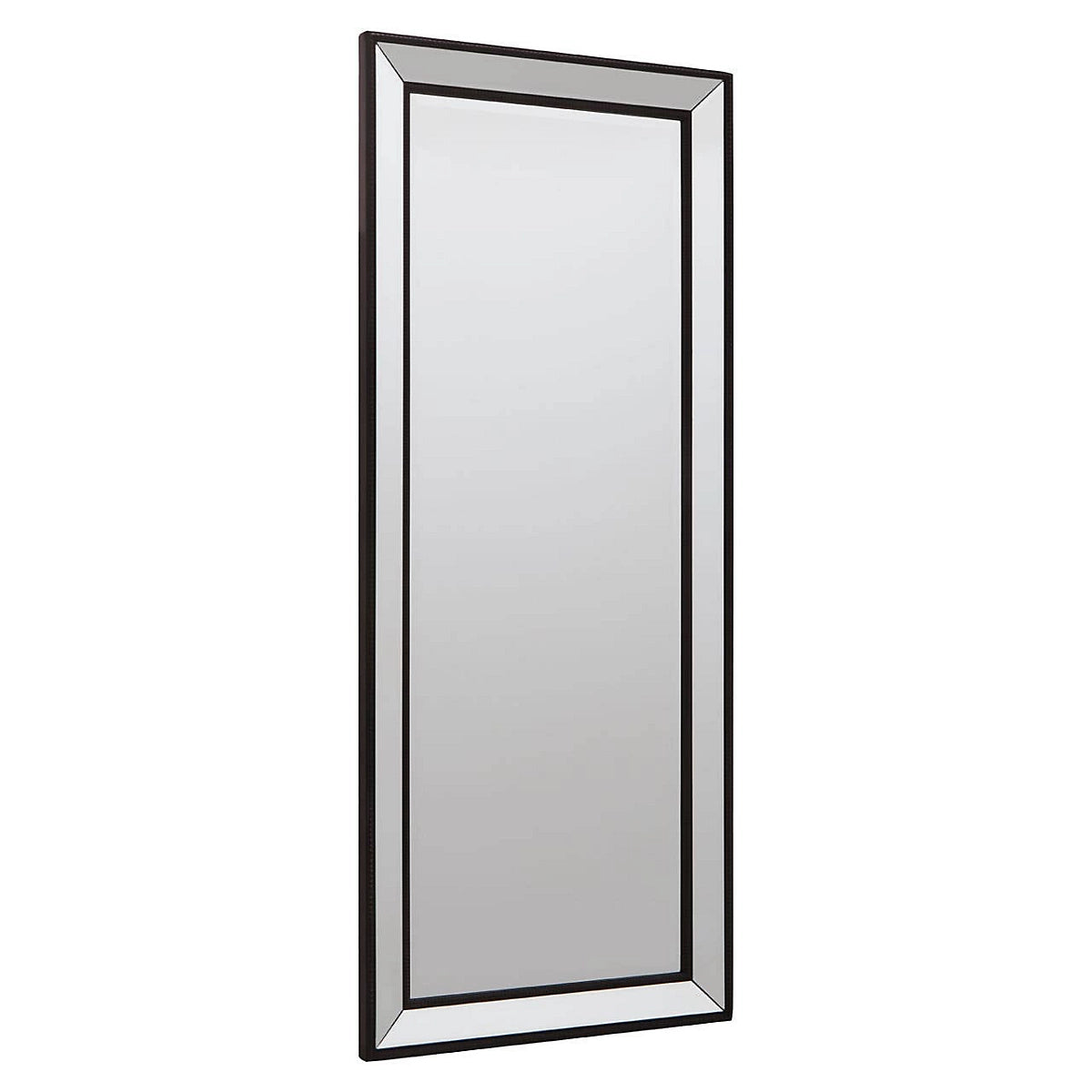 Matte Black Freestanding Wall Mirror