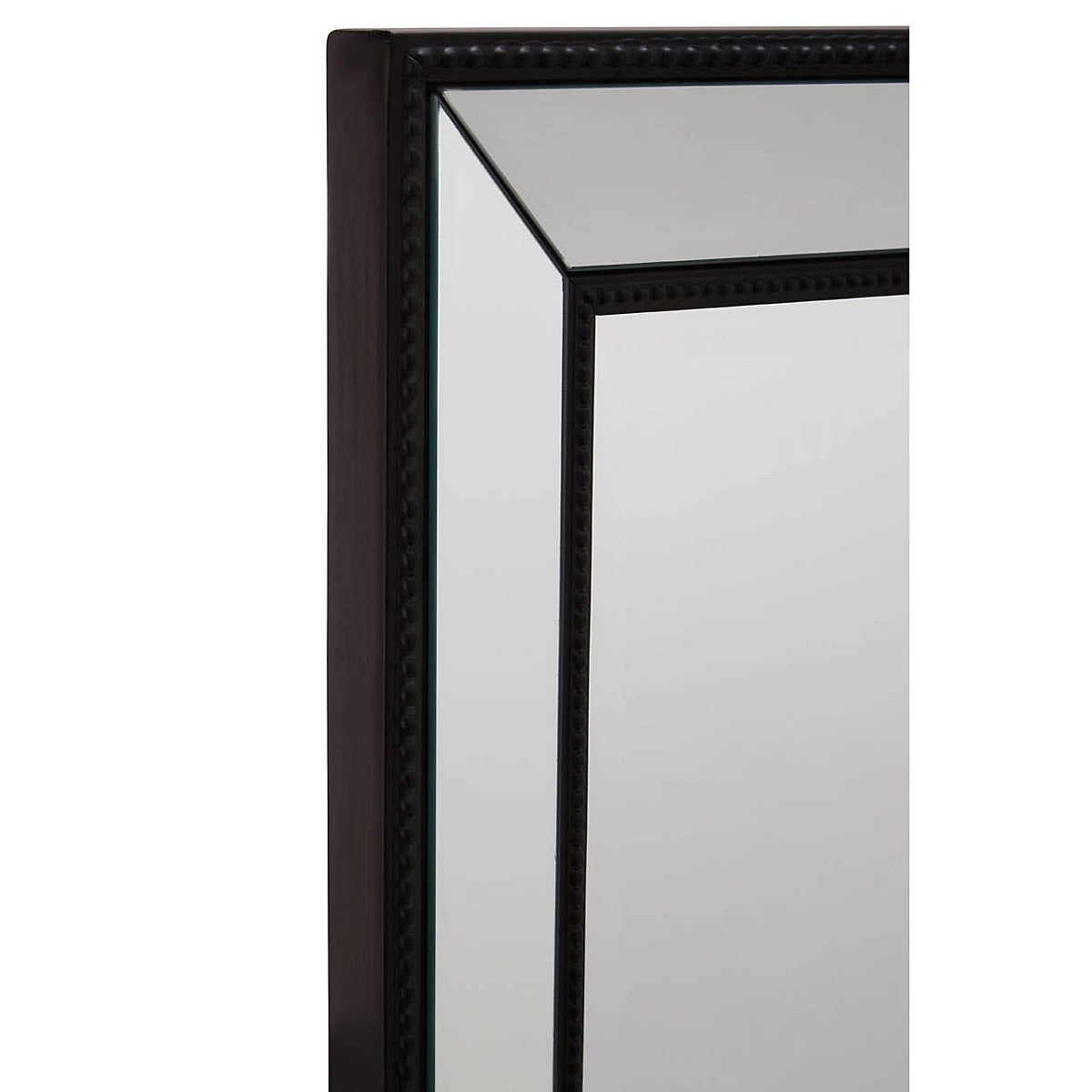 Matte Black Freestanding Wall Mirror