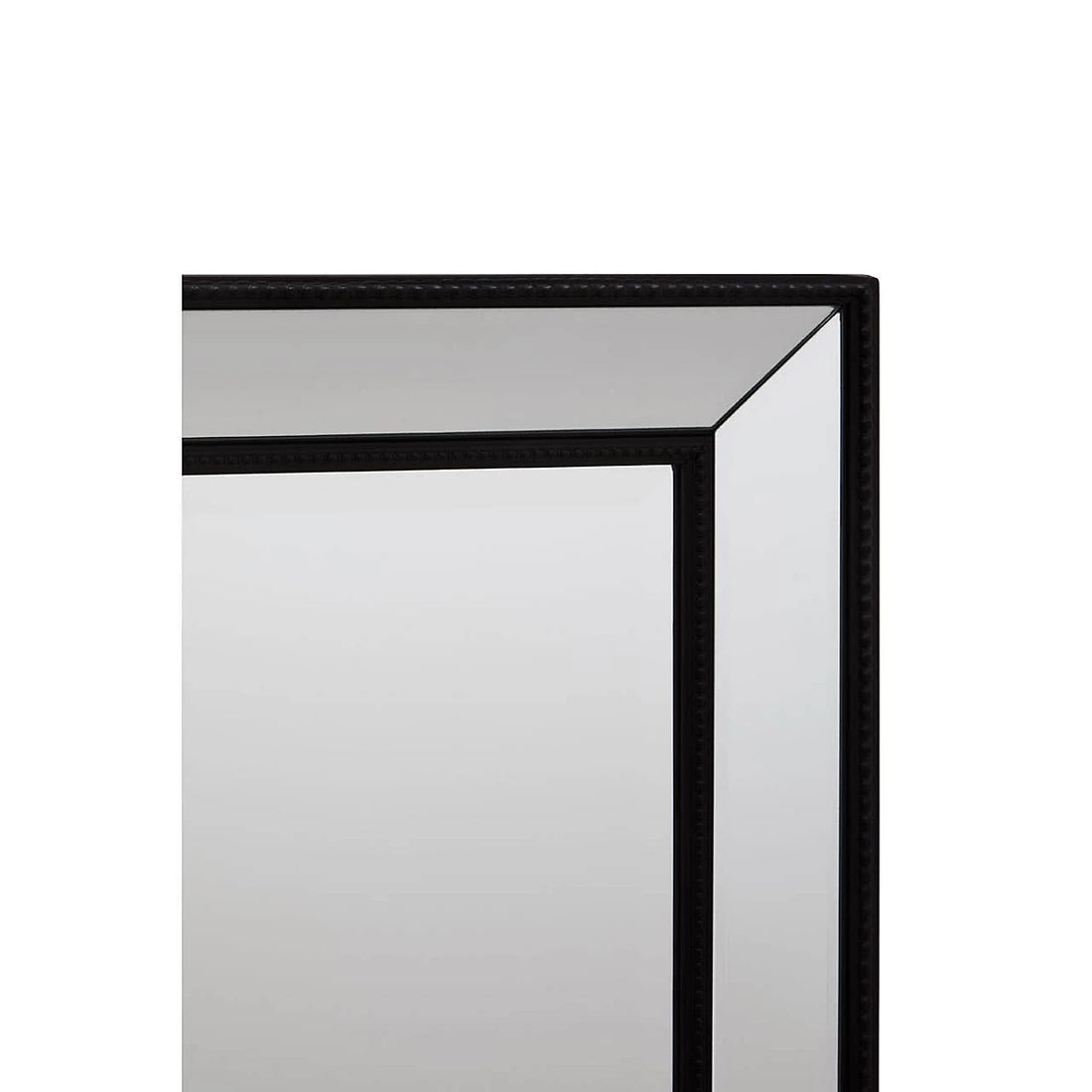 Matte Black Freestanding Wall Mirror