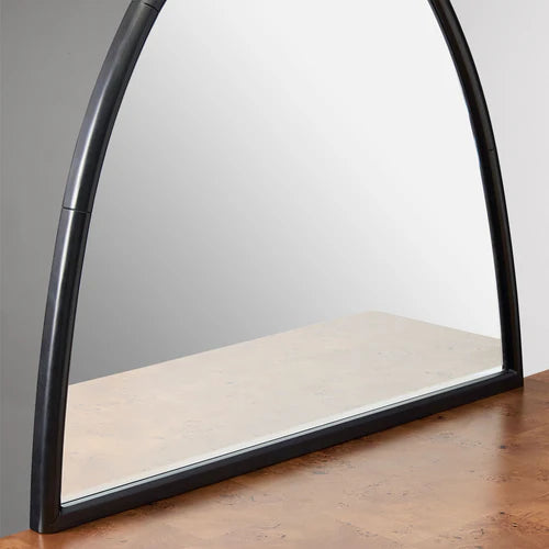 PIERCE & WARD BURL WOOD VANITY Mirror