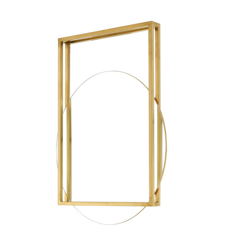 Vanity Mirror in Brushed Gold