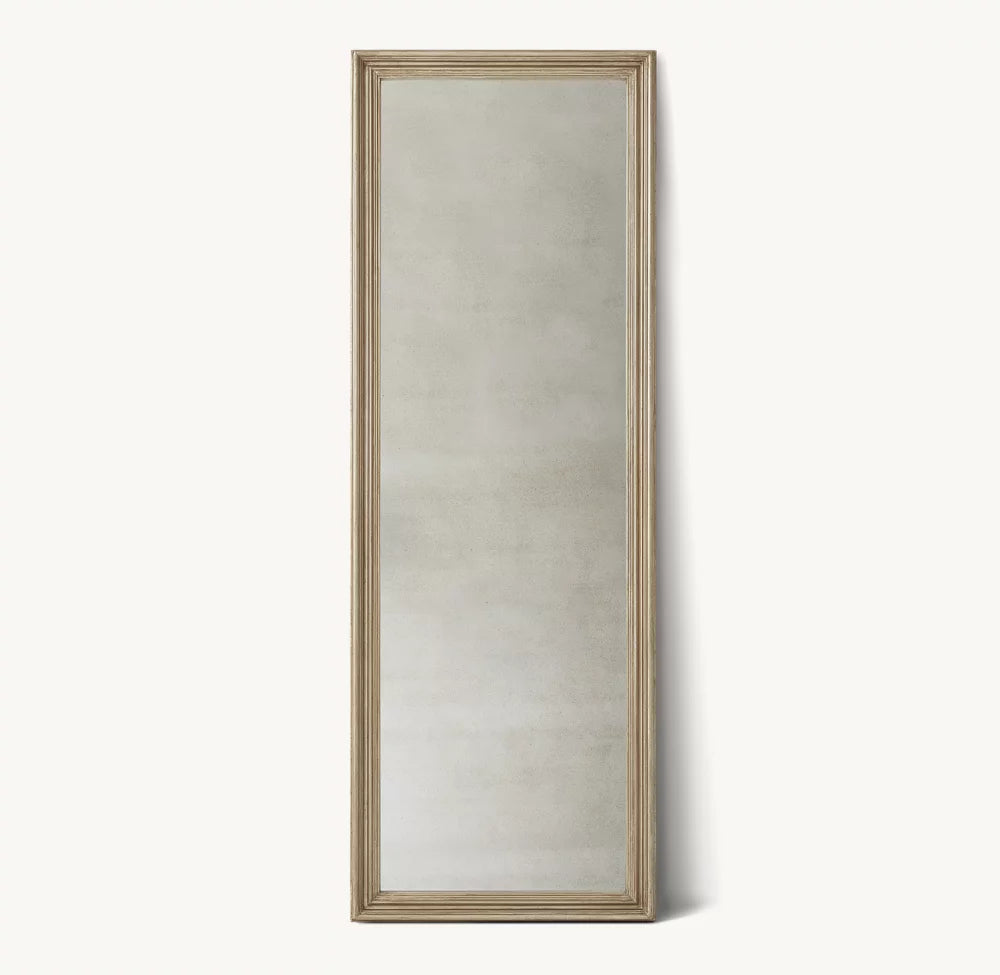 ANTIQUED GLASS MIRROR