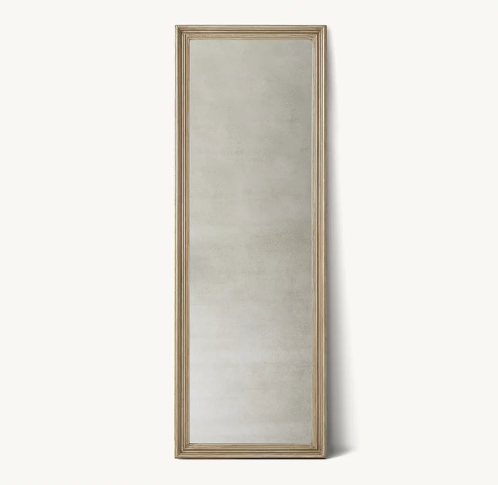 ANTIQUED GLASS MIRROR