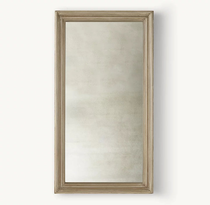 ANTIQUED GLASS MIRROR