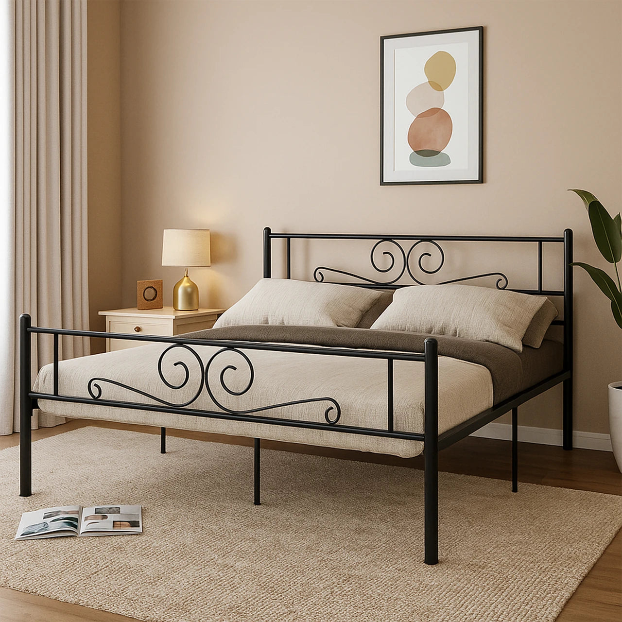 Ornella Metal Bed