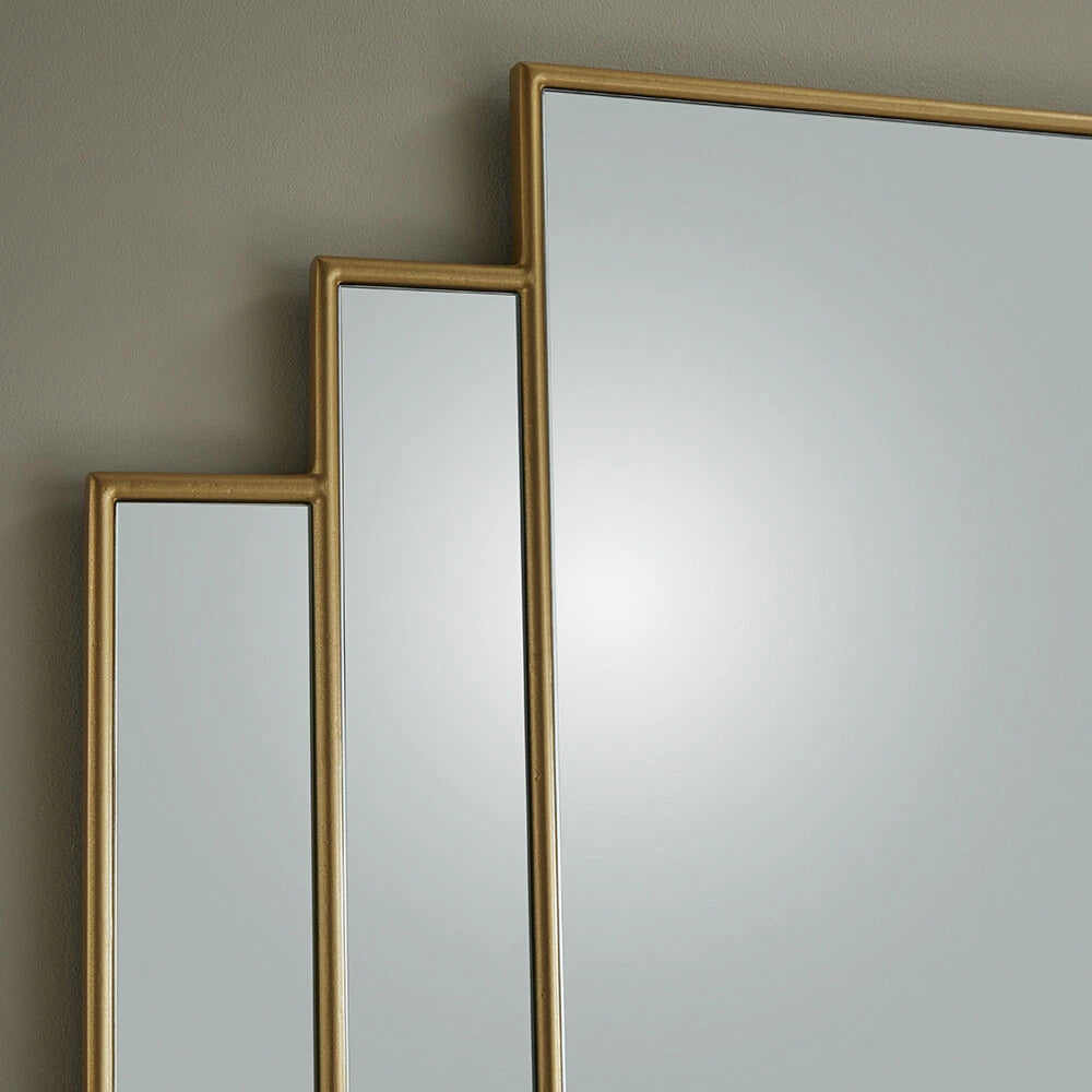 Mirror Charleston Handcrafted ArtDeco Design Gold