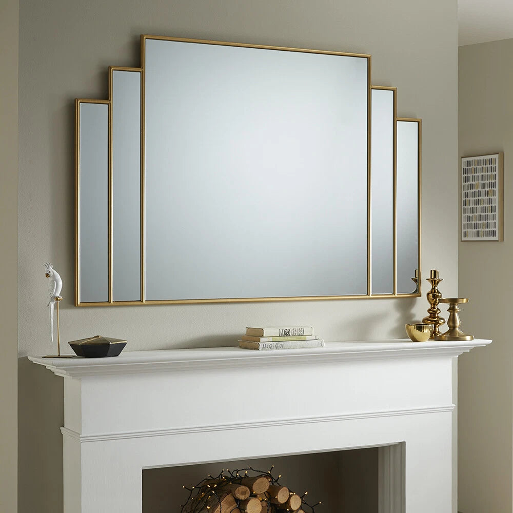 Mirror Charleston Handcrafted ArtDeco Design Gold