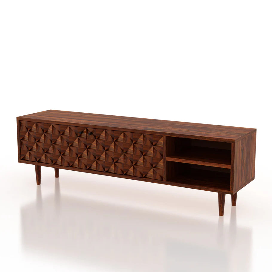 Solid Sheesham Wood Tv Unit