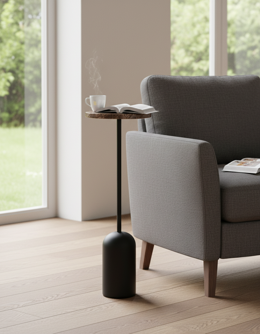 Violet Drink Table – Rainforest Brown