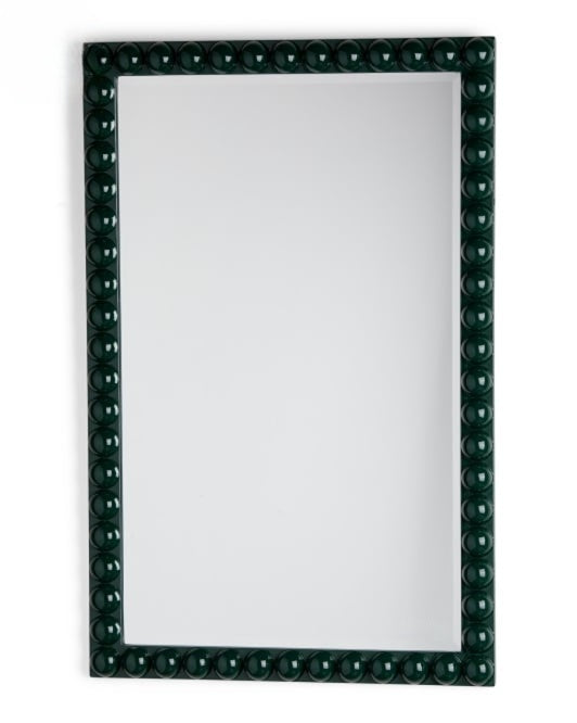 Knobby Glossy Rectangle Wall Mirror