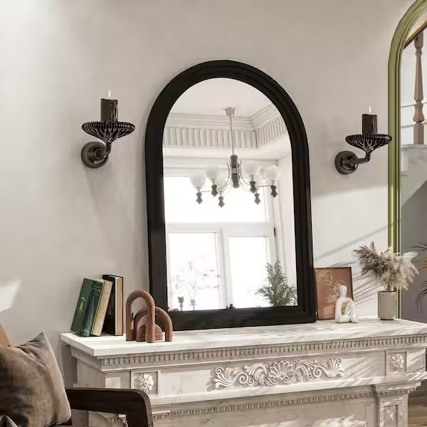 Wooden Framed Wall Mirror