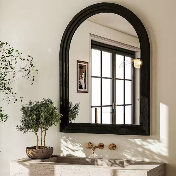 Wooden Framed Wall Mirror